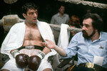 Роберт Де Ниро и Мартин Скорсезе на съемках фильма «Бешеный бык» (1980)