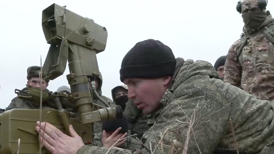 В Калининградской области мобилизованные военнослужащие провели стрельбы из ПТРК Фагот