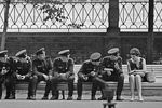 Солдаты в увольнении. Москва, 1966 год 