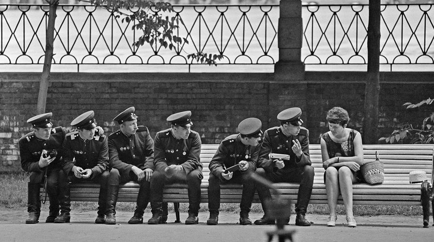 Солдаты в&nbsp;увольнении. Москва, 1966 год 