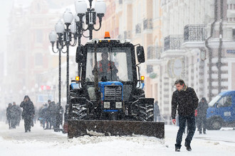 Снегопад, который начался в Москве в четверг стихнет только к вечеру субботы