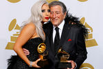 Леди Гага и Тони Беннетт на 57-й церемонии вручения «Грэмми»