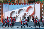 Церемония празднования Дня города на Красной площади в Москве