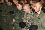 На церемонии прощания с командиром ополчения ДНР Арсеном Павловым («Моторола») 