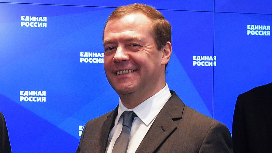 Дмитрий Медведев во время встречи в&nbsp;штаб-квартире «Единой России», 24 марта 
