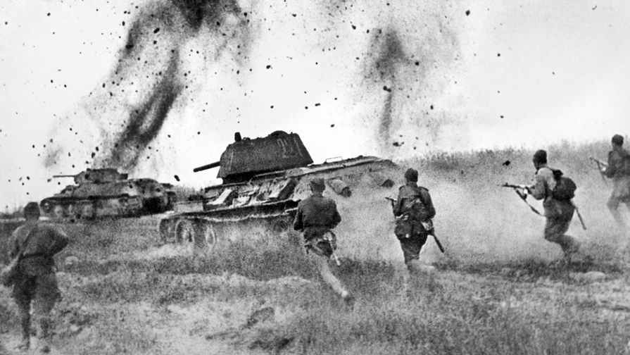 Курская дуга, атака соединений 5 Гвардейской танковой армии в районе Прохоровки, июль 1943 года