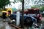 Последствия проливного дождя в Сеуле, Южная Корея, 9 августа 2022 года