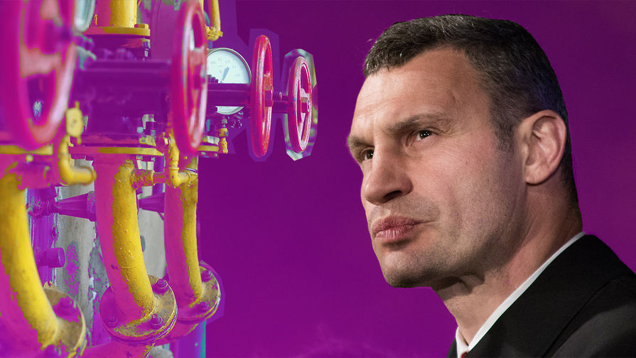 Виталий Кличко с сомнением думает о централизованном горячем водоснабжении, коллаж «Газеты.Ru»
