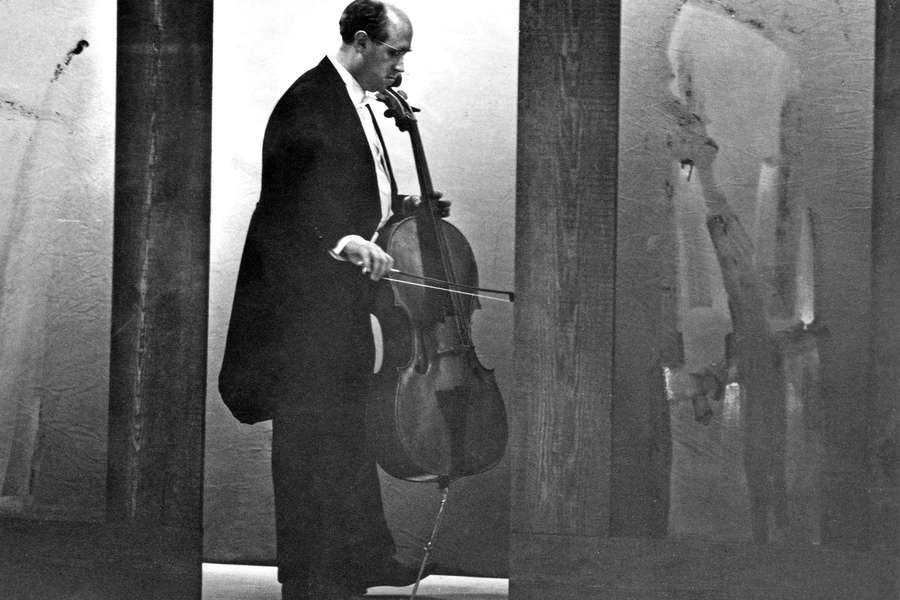 Мстислав Ростропович во время концерта в&nbsp;Лондоне, 1964&nbsp;год