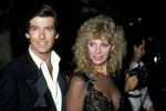 Пирс Броснан со своей первой женой Кассандрой Харрис, 1984 год.