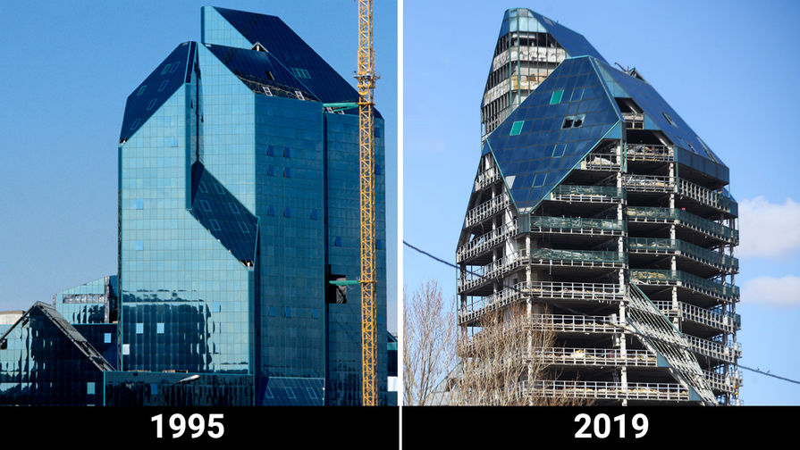 Здание делового центра «Зенит» на&nbsp;проспекте Вернадского в&nbsp;Москве, 1995 и 2019 год