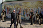 Президент США Джо Байден и президент Украины Владимир Зеленский во время встречи в Киеве, 20 февраля 2023 года