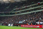 Несмотря на перенос матч Национальный стадион в Варшаве был заполнен