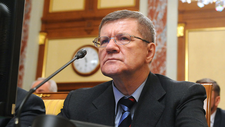 Генеральный прокурор РФ Юрий Чайка на заседании правительства РФ