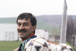 Игрок сборной команды СССР по футболу Станислав Черчесов, 1991 год