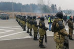 Белорусские военнослужащие у пункта пропуска «Брузги» на белорусско-польской границе, 16 ноября 2021 год