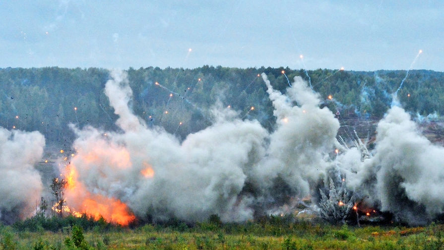 Взрывы во время совместных стратегических учений (ССУ) вооружённых сил России и Белоруссии на Лужском полигоне в Ленинградской области, 18 сентября 2017 года
