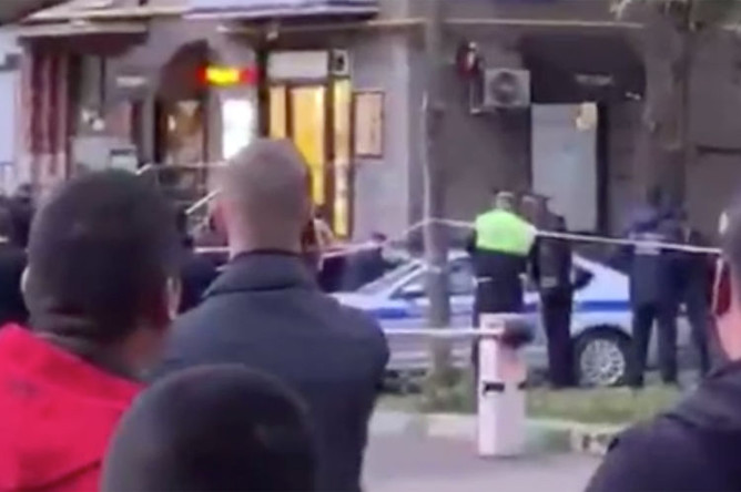 Последствия стрельбы у метро «Рязанский проспект» в Москве, 18 сентября 2019 года (кадр из видео)