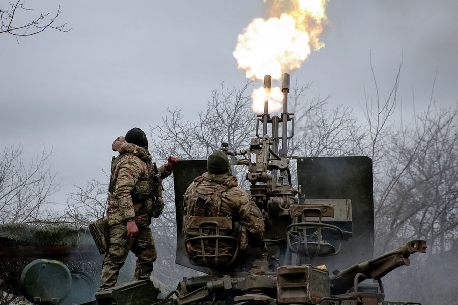Украинские военнослужащие на линии фронта, 2024 год