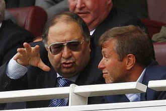 Алишер Усманов и российский владелец «Челси» Роман Абрамович