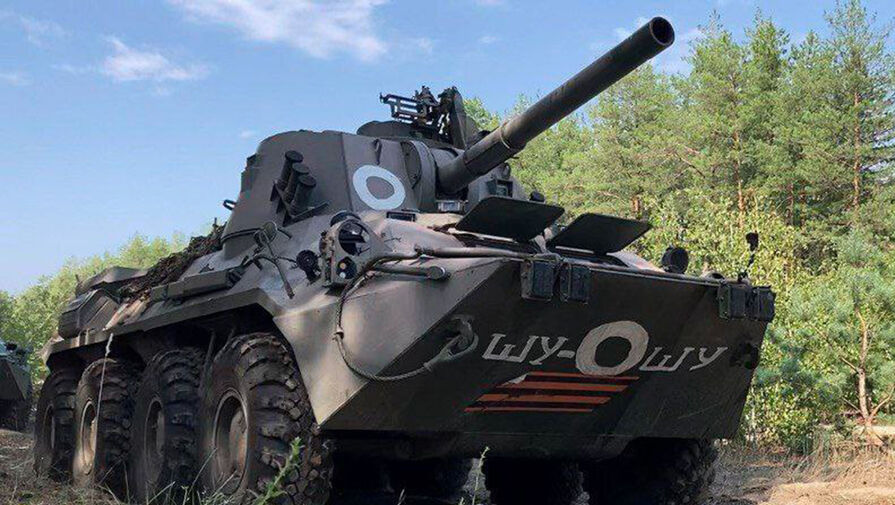 На Украине замечены российские самоходки Нона-СВК