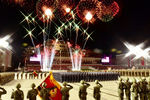 Военный парад в честь 75-летия основания Трудовой партии Кореи (ТПК), Пхеньян, 10 октября 2020 года