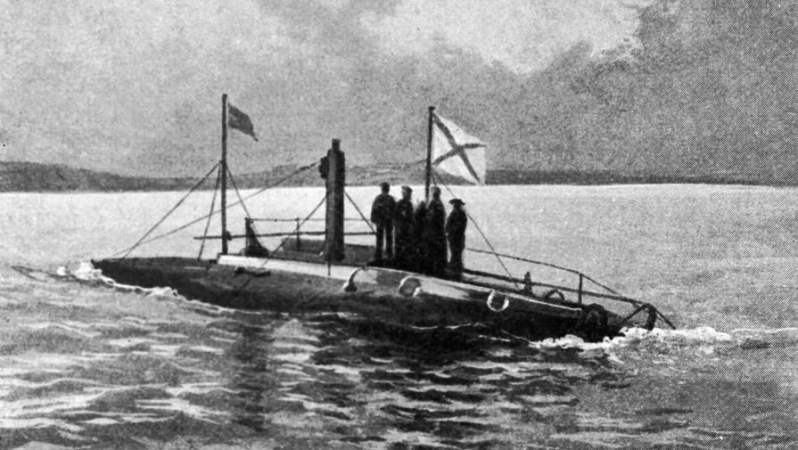 Первая русская подводная лодка «Дельфин», принимавшая участие в русско-японской войне 1904-1905 годов