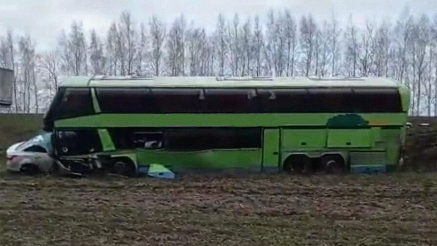 В Рязанской области в аварии с автобусом погибли три человека