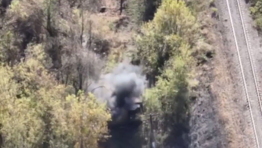 Уничтожение украинских диверсантов в Курской области попало на видео