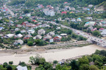Река возле курортного поселка Новомихайловский вышла из берегов и подтопила около 600 жилых домов