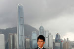 Китайский актер Ли Ванг во время премьеры фильма «Трансформеры: Эпоха истребления» в Гонконге