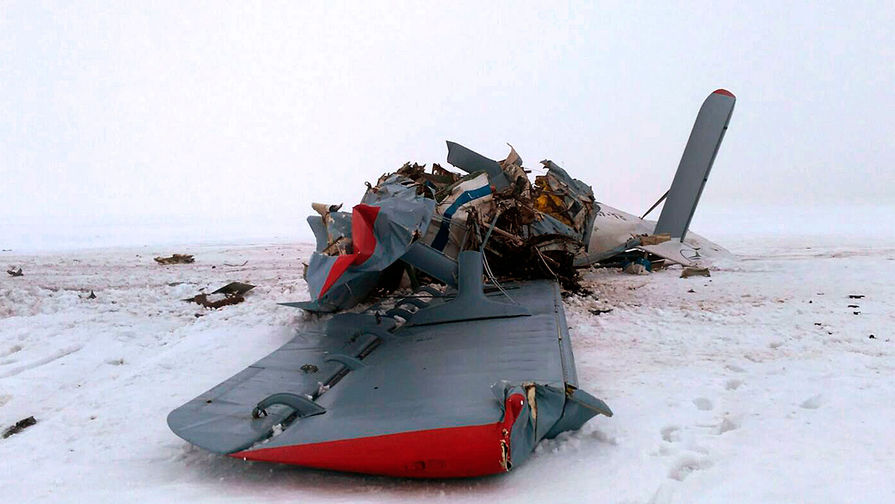 На&nbsp;месте крушения самолета Ан-2, выполнявшего плановый облет нефтепровода Салават-Орск
