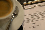 Кофе «Руссиано» в меню одного из кафе Екатеринбурга