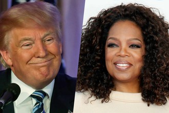 Дональд Трамп и Опра Уинфри