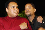 Мухаммед Али и Уилл Смит на премьере фильма «Али» в Лос-Анджелесе, 2001 год