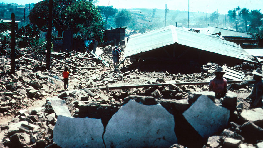Последствия землетрясения в&nbsp;Гватемале, февраль 1976 года