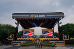 Во время военного парада в честь 250-летия армии США в Вашингтоне, 14 июня 2025 года 