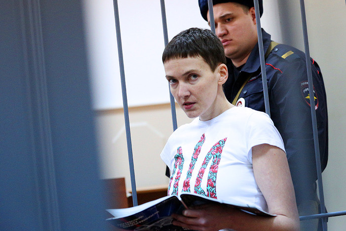 Надежда Савченко в Басманном суде