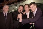 Актерская династия Янковских: Ростислав, Игорь, Олег и Филипп (слева направо), 2002 год