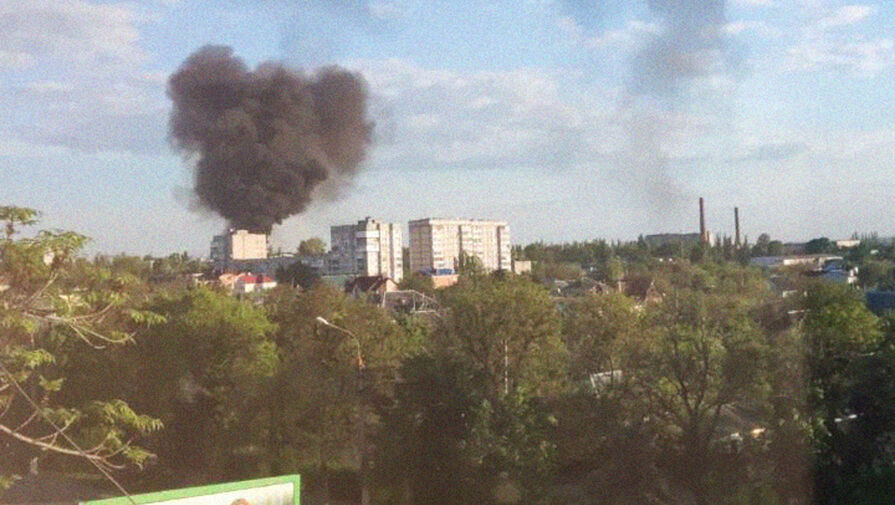 Опубликовано видео последствий взрывов в Луганске