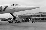 Самолет «Конкорд» после посадки в Рокфорде, штат Иллинойс, 1985 год