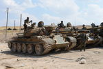 Боевые бронированные машины генерала Хасана Сухела на линейке готовности