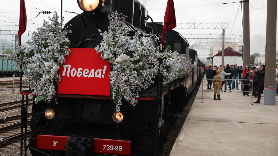 Ретропоезд Победа привез в Благовещенск легендарную боевую машину Катюша