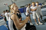Елена Дементьева проводит мастер-класс по теннису