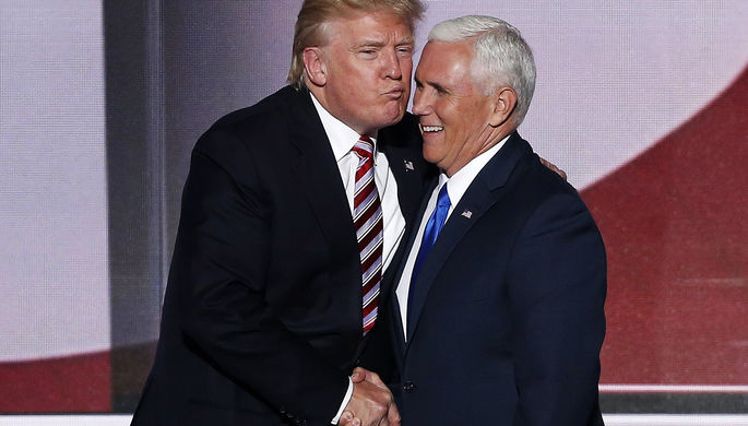 Дональд Трамп и Майк Пенс