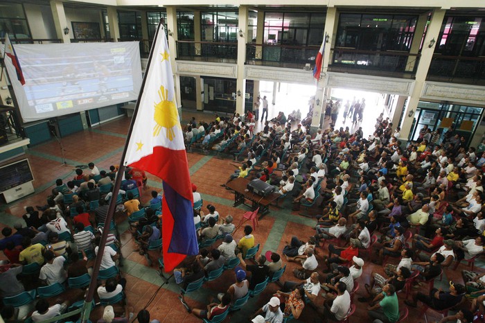 На&nbsp;Филиппинах устраивали массовые просмотры бокса