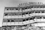 Отель Terminal в Гватемале после землетрясения, февраль 1976 года