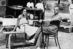 Поэт Владимир Маяковский и Лиля Брик на отдыхе в Крыму, 1926 год
