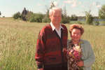 Президент РФ Борис Ельцин с супругой Наиной во время путешествия на остров Кижи, 1997 год