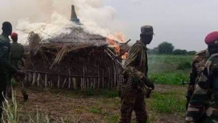 В Южном Судане солдаты Народных сил обороны заживо сожгли офицера повстанцев